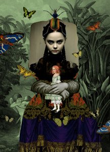 Den surrealistiske jungle-kvinde af Pascal Bouchet-Spiegel