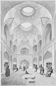 Adji Seid Hussein Bazaar, i Kashan, fra 