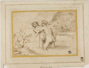 Salmacis og Hermaphroditus af Pasquale de