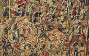 Pastrana-tapeterne, fremstilling af Tournai, sandsynligvis fra Passchier Greniers værksted, ca. 1471 - 1475 (gobelin)