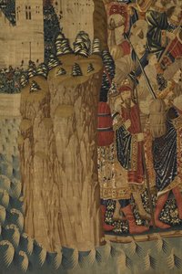 Pastrana-tapeterne, fremstilling af Tournai, sandsynligvis fra Passchier Greniers værksted, ca. 1471 - 1475 (gobelin)
