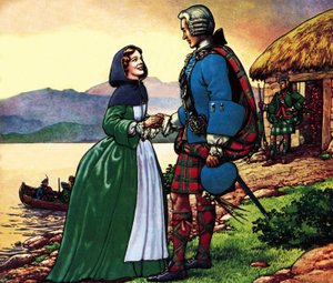 Bonnie Prince Charles og Flora Macdonald