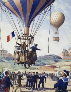 Den vidunderlige historie om Frankrig: Paris is Besieged (gouache på papir) af Pat (1907-95) Nicolle