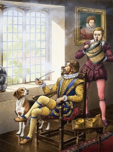 Hvem kastede vand over Sir Walter Raleigh