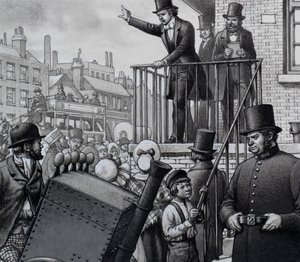 William Booth prædiker i det fri