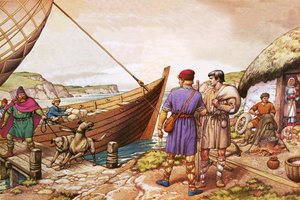 (Patrick fik mulighed for at forlade Irland, hvor han var blevet holdt som slave.