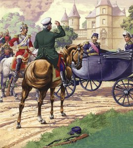 Grev Bismark nærmer sig Napoleon III