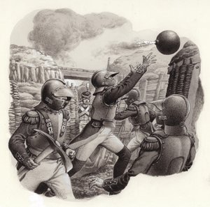 Soldaterne fra Napoleons kejserlige hær (gouache på papir) af Pat (1907 95) Nicolle