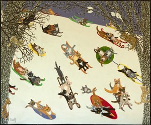 Holding On, 2011 (akryl på calico)