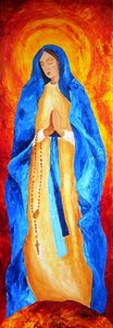 Madonna fra rosenkransen, 2011 af Patricia Brintle