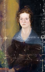 Portræt af Bronte Sisters, detalje, ca. 1834 (olie på lærred)