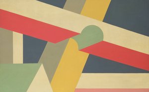 Tværbjælker, 1928-32 (olie og blyant på lærred)