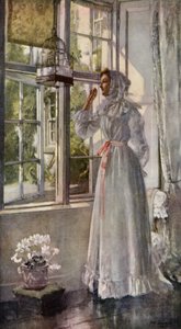 Morning (farve litografi) af Patrick William Adam