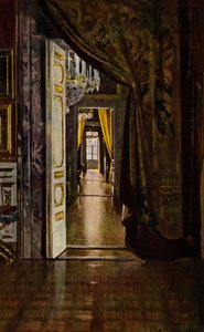 Palazzo Pitti, Firenze (farve litho)