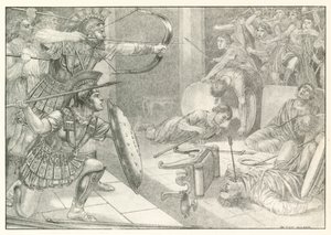 Illustration til Homers Odysseen (litografi)