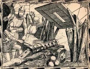 Den første kanon ved Crecy, 1902