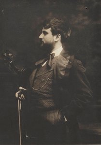Portræt af violinisten og komponisten Joan Manén y Planas 1883-1971, ca. 1910. af Pau Audouard