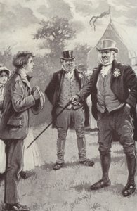 Illustration til Barchester Towers af Anthony Trollope (litho) af Paul (after) Hardy
