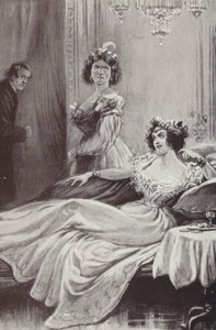 Illustration til Barchester Towers af Anthony Trollope (litho) af Paul (after) Hardy