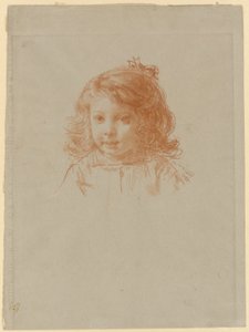 Buste af en ung pige (recto); Profil af en ung pige (verso)