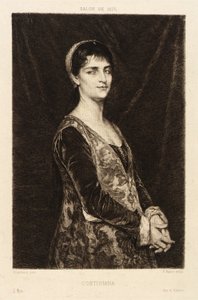 Cortigiana af Paul Adolphe Rajon