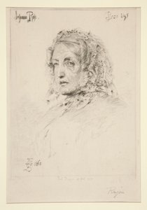 Suzanna Rose, efter Sandys af Paul Adolphe Rajon