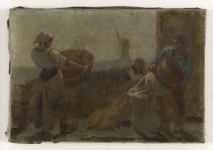 Hvedens historie: Le Criblage: Skitse til skolen i rue Dombasle af Paul Albert Baudouin