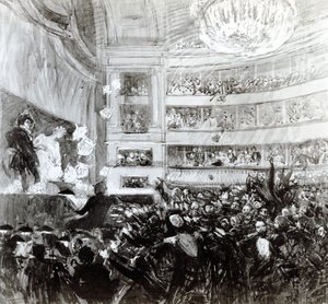 Slaget ved Hernani ved Comedie Francaise den 25. februar 1830, 1909