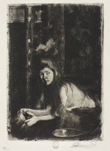 Kvinde med en vase, 1894 af Paul Albert Besnard