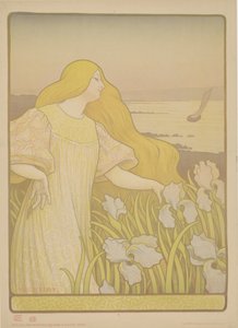 Iris Pige mellem iris af Paul Berthon