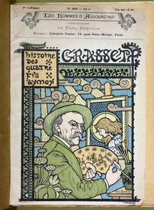 Portræt af Eugene Grasset (1841-1917) fra "Les Hommes d
