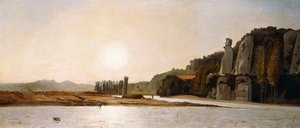 Solopgang på bredden af Durance ved Mirabeau, 1865