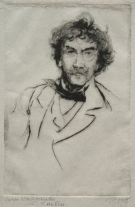 James MacNeill Whistler af Paul Cesar Helleu
