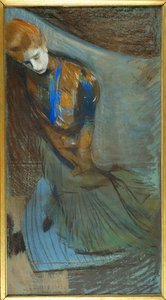 Fru Helleu hviler sig