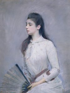 Portræt af Marie Jeanne Gouzien, 18889 (pastel på papir)