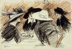 Vos Chapeux: Ladies at the Ritz, New York, 1913