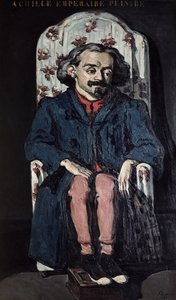 Achille Emperaire (1829-98) c.1868 (olie på lærred) af Paul Cézanne