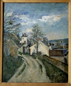 Doktor Gachets hus i Auvers. Maleri Paul Cezanne (1839-1906) af Paul Cézanne