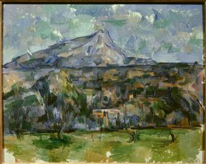 Hellige Sejrsbjerg. Maleri af Paul Cezanne (1839-1906) af Paul Cézanne