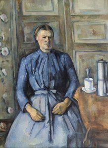 Kvinden med kaffekanden af Paul Cézanne