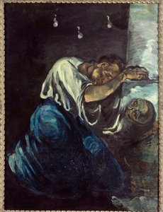La madeleine ou la pain Maleri af Paul Cezanne (1839-1906) 1869 søn. 1,65x1,25 m Paris, musee d