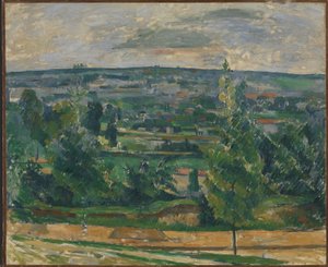 Landskab fra Jas de Bouffan af Paul Cézanne