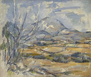 Sainte-Victoire-bjerget af Paul Cézanne