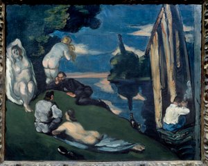 Pastoral eller idyl af Paul Cézanne