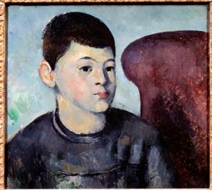 Portræt af kunstnerens søn Maleri af Paul Cezanne (1839-1906) 1880 søn. 0,35x0,38 m Paris, Musee de l
