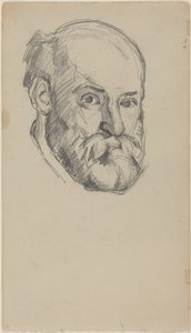 Selvportræt [forside] af Paul Cézanne