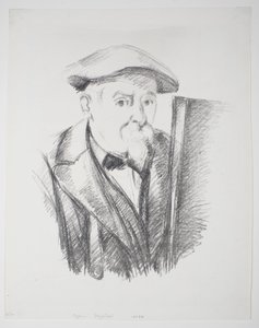 Selvportræt af Paul Cézanne