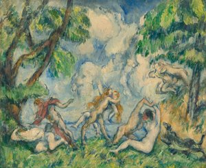 Kærlighedens kamp af Paul Cézanne