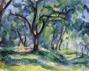 Skoven af Paul Cézanne