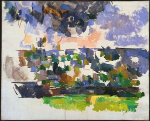 Haven ved Les Lauves (Le Jardin des Lauves) af Paul Cézanne